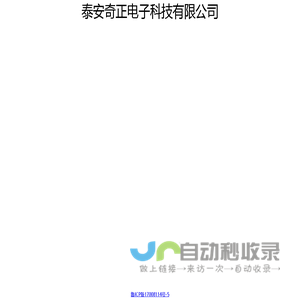 泰安奇正电子科技有限公司
